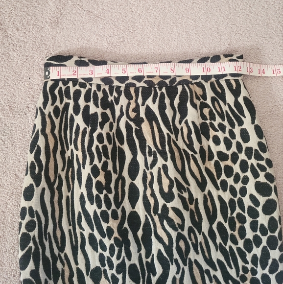By Marlene Birger | Leopard Pencil Skirt Size 32 UK - Picture 8 of 11